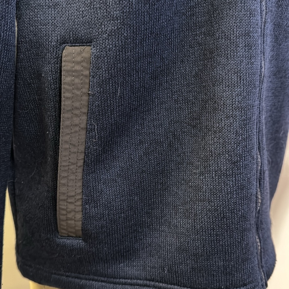 St. John’s bay windproof water‎ resistant navy blue jacket medium - Picture 3 of 6